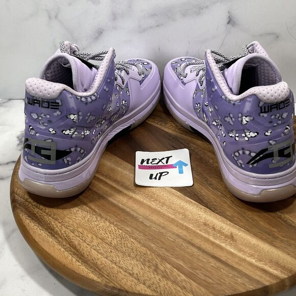 Mens size 14.5-Li-ning Way of Wade 1 Boutique Miami Art Basel Purple Camo RARE main image 8